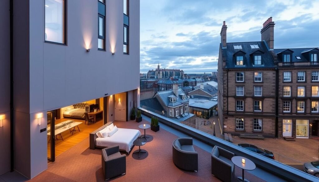 design-forward hotels Edinburgh