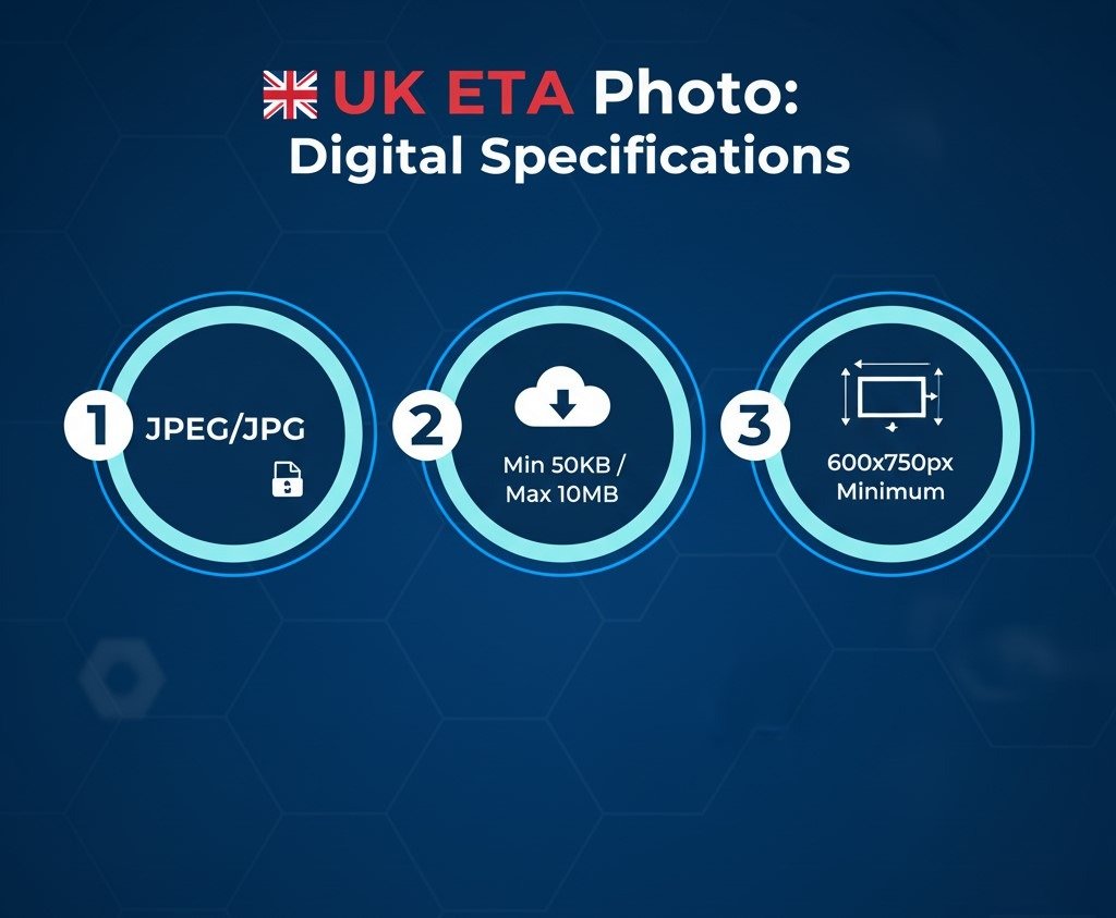 UK ETA Photo Requirements: Size and Digital Specifications Guide 2 File Size and Format Requirements