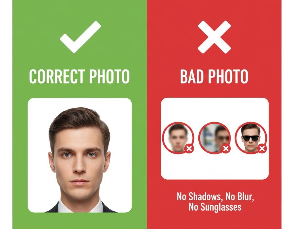 UK ETA Application Errors: Common Mistakes to Avoid 4 Submitting Poor-Quality or Non-Compliant Biometric Photos