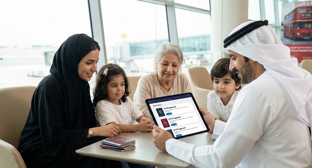 UK ETA for Family and Children How to Apply for a Group of GCC Nationals