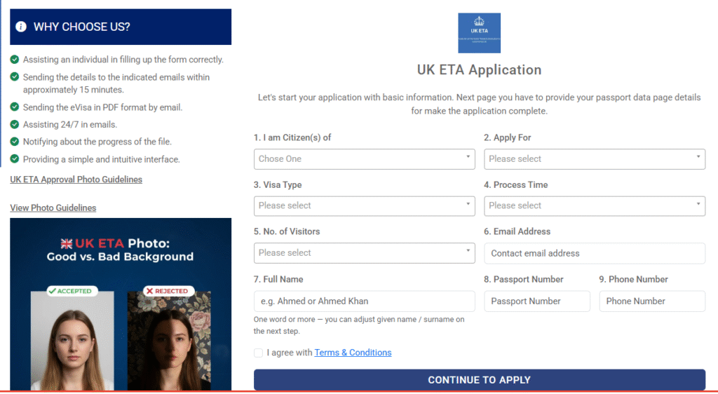 Common UK ETA Application Errors and Fixes 1 Uk ETA Application